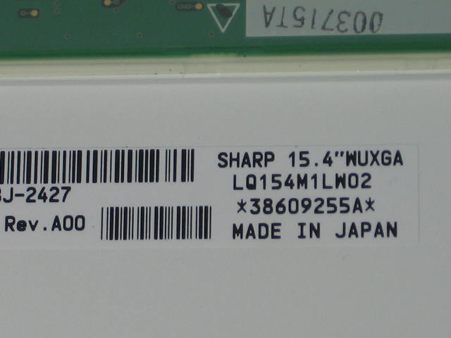 Sharp LQ154M1LW02 15.4" Laptop Computer LCD Display NR! 5