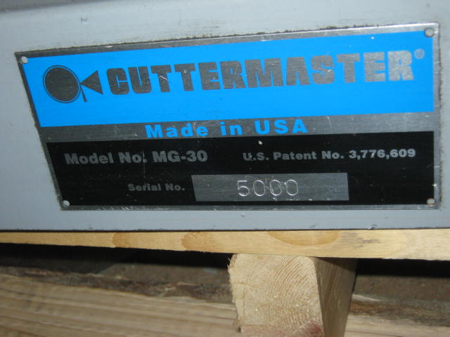 Cutter Master MG-30 End Mill Tool Grinder Sharpener Machine + Bench/Table NO RES 4