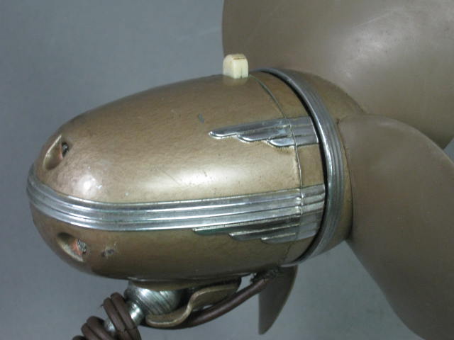 Vtg 1930s-1950s Electric Car Auto Dash Fan Defroster W/Rubber Blades NO RESERVE! 2