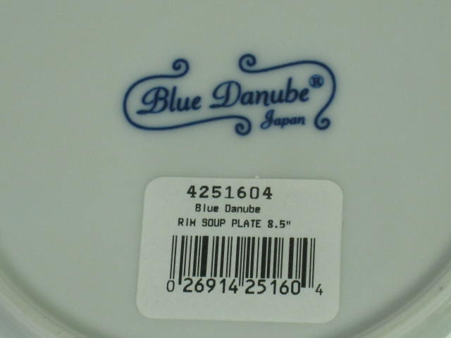12 Blue Danube Onion China Japan 8.5" Rimmed Soup Bowl Dish Set Lot NO RESERVE! 2