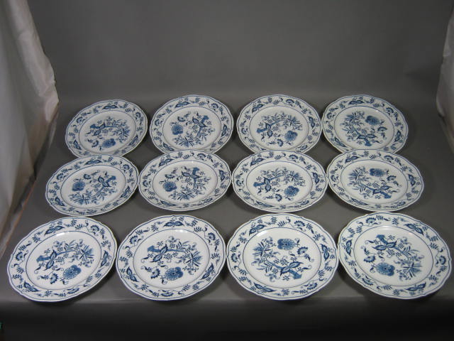 13 Blue Danube Onion China Japan 10" Dinner Plates Dish Set Lot NO RESERVE PRICE