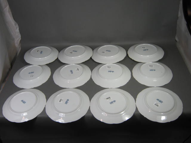 13 Blue Danube Onion China Japan 10" Dinner Plates Dish Set Lot NO RESERVE PRICE 1