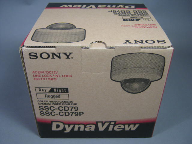 3 Sony SSC-CD79 Dome Color Video Cameras Rugged Day/Night DynaView Security NR! 1