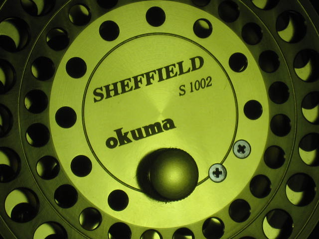 NEW Okuma Sheffield S-1002 4.5" Center Pin Gold Fishing Reel 2 German Bearings 3