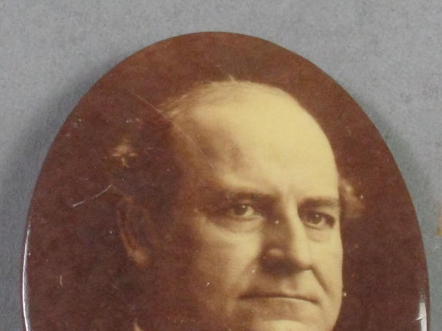 Rare Oval 1908 William Jennings Bryan/Kern Political Campaign Pin Pinback Button 1