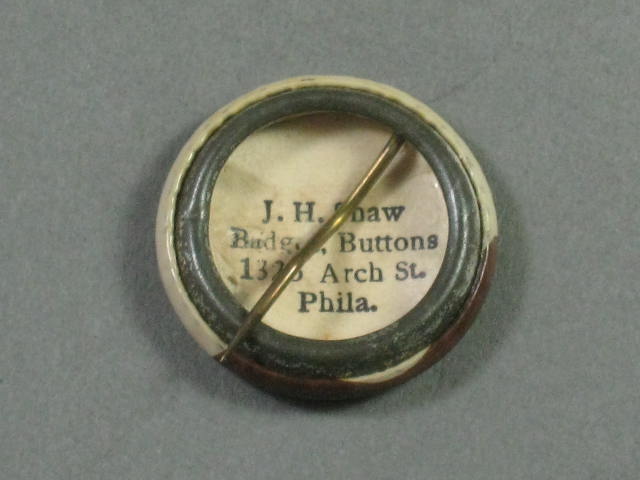 1908 William Howard Taft/Sherman Candidates Campaign Jugate Pin Pinback Button 1