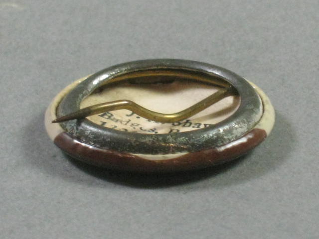1908 William Howard Taft/Sherman Candidates Campaign Jugate Pin Pinback Button 2