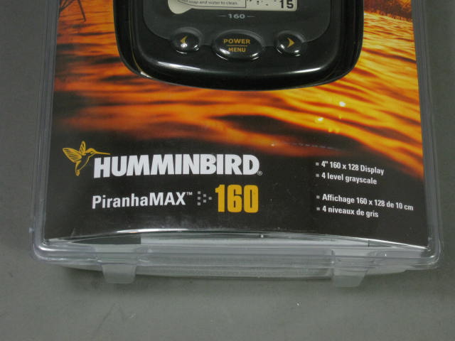 NEW Hummingbird PiranhaMAX 160 Dual Beam Fishfinder 600 Foot Depth No Reserve! 2