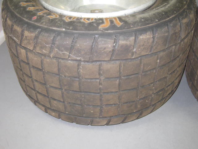 2 Rear ATV Wheel Hoosier M-O9 59/8.0-10 Dirt Tire Mitchell Race Rim Med Honda NR 1