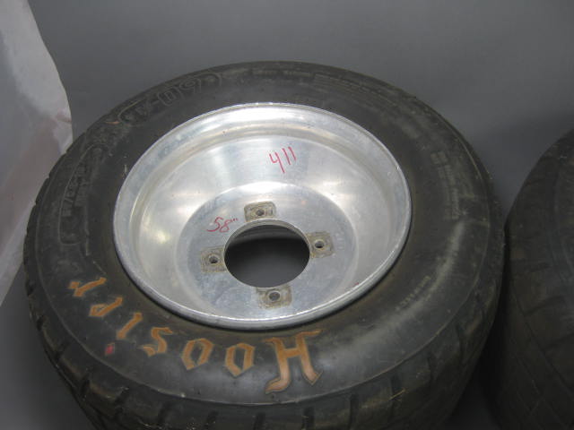 2 Rear ATV Wheel Hoosier M-O9 59/8.0-10 Dirt Tire Mitchell Race Rim Med Honda NR 2