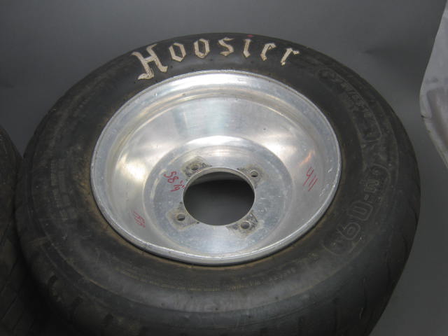 2 Rear ATV Wheel Hoosier M-O9 59/8.0-10 Dirt Tire Mitchell Race Rim Med Honda NR 3