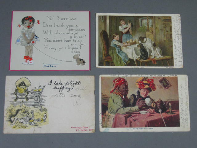 Early 1900s Antique Postcard Lot 14 RPPC Battle of Flowers Texas Xmas Easter NR! 8