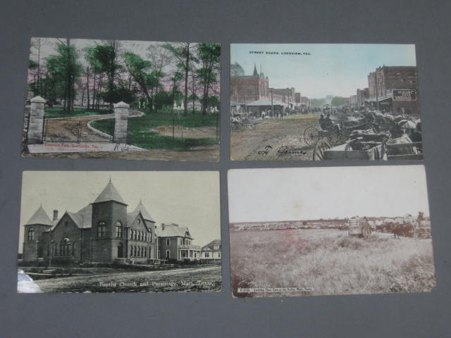 Early 1900s Antique Postcard Lot 14 RPPC Battle of Flowers Texas Xmas Easter NR! 9