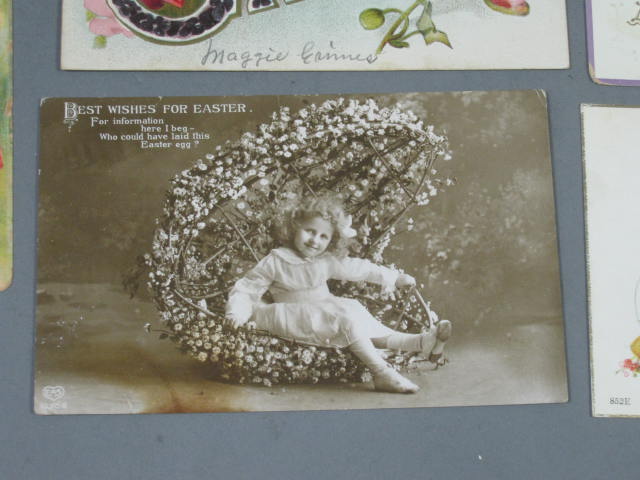 Early 1900s Antique Postcard Lot 14 RPPC Battle of Flowers Texas Xmas Easter NR! 12