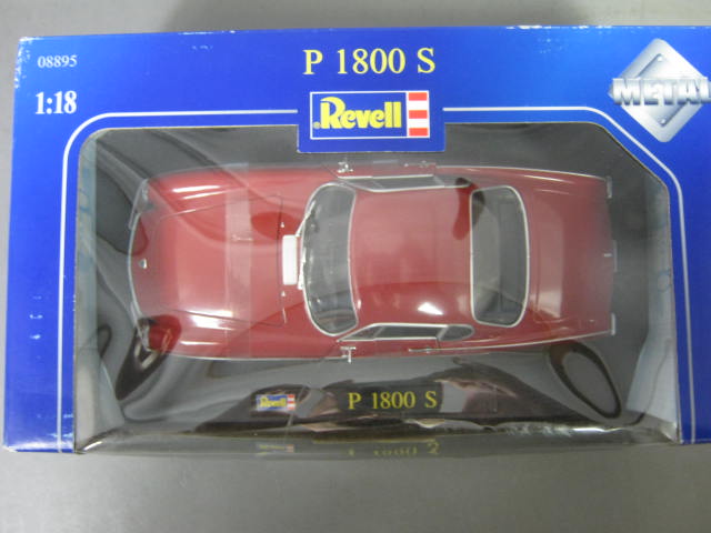 Revell Metal P 1800 S Volvo Diecast 1:18 Scale Red Car 08895 RARE No Reserve! 3