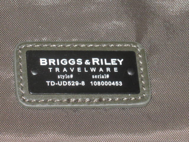 Briggs & Riley Transcend 29" Wheeled Upright Expandable Duffel Bag Rainforest NR 6
