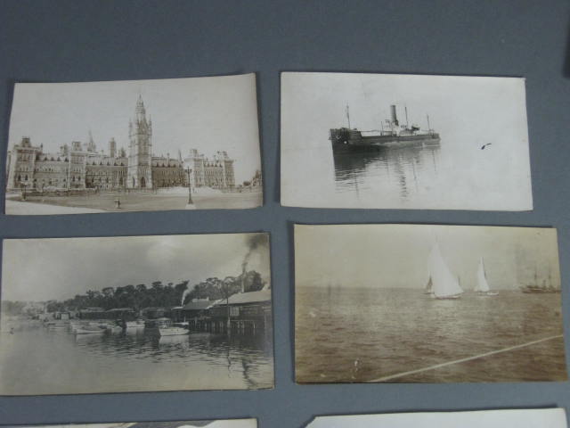 Vtg Antique Early 1900s Large Format Negative Photo Lot VT NY Military Ships NR! 29
