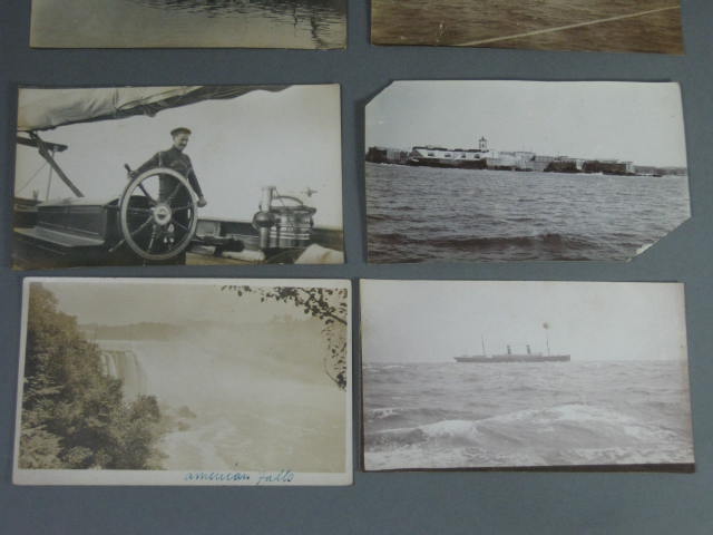 Vtg Antique Early 1900s Large Format Negative Photo Lot VT NY Military Ships NR! 30