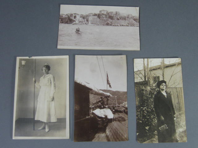 Vtg Antique Early 1900s Large Format Negative Photo Lot VT NY Military Ships NR! 31