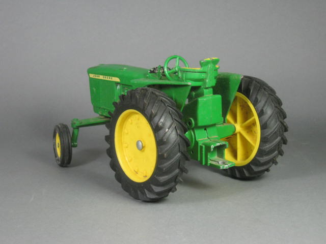 Vtg Ertl John Deere Tin Metal Toy Lot Tractor 112 Chuck Wagon Hay Baler Plow NR! 3