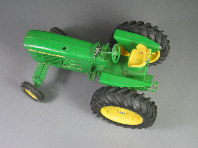 Vtg Ertl John Deere Tin Metal Toy Lot Tractor 112 Chuck Wagon Hay Baler Plow NR! 4