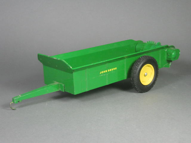 Vtg Ertl John Deere Tin Metal Toy Lot Tractor 112 Chuck Wagon Hay Baler Plow NR! 13