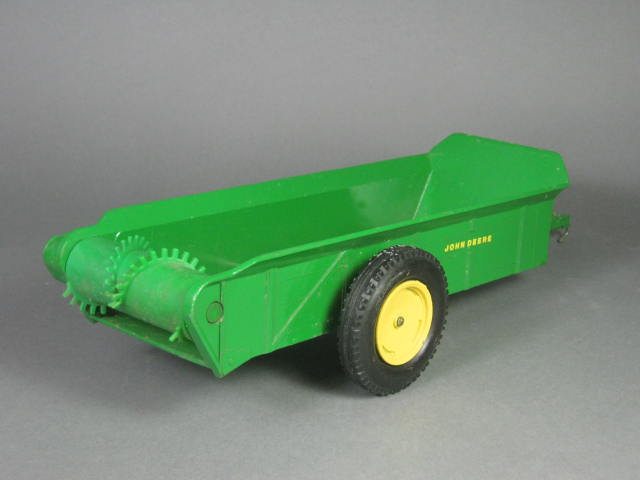 Vtg Ertl John Deere Tin Metal Toy Lot Tractor 112 Chuck Wagon Hay Baler Plow NR! 14