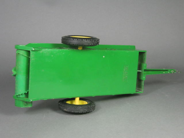 Vtg Ertl John Deere Tin Metal Toy Lot Tractor 112 Chuck Wagon Hay Baler Plow NR! 15