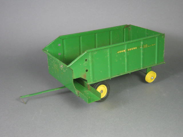 Vtg Ertl John Deere Tin Metal Toy Lot Tractor 112 Chuck Wagon Hay Baler Plow NR! 16