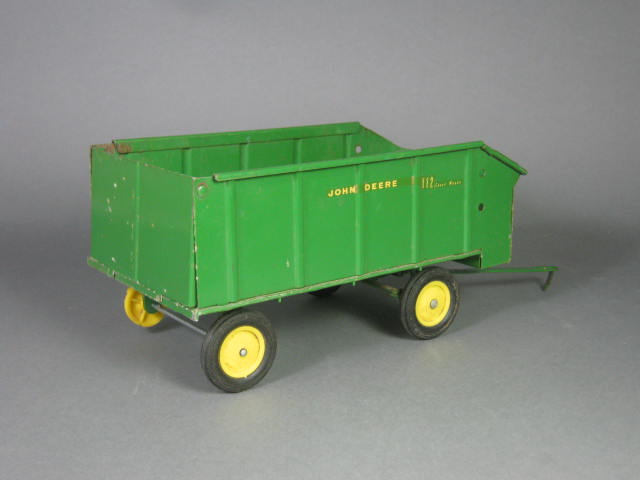 Vtg Ertl John Deere Tin Metal Toy Lot Tractor 112 Chuck Wagon Hay Baler Plow NR! 17