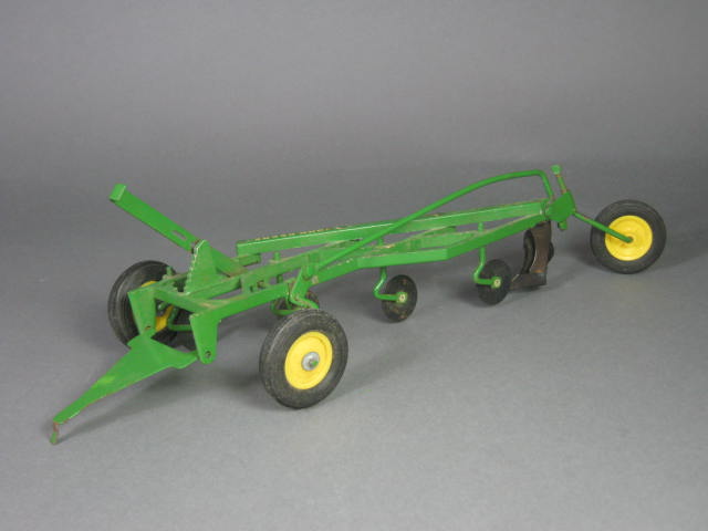 Vtg Ertl John Deere Tin Metal Toy Lot Tractor 112 Chuck Wagon Hay Baler Plow NR! 19