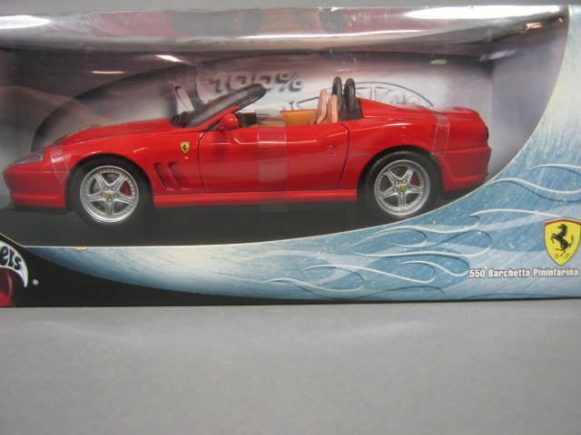 3 Hotwheels Ferrari 333SP 575MM 550 Barchetta Pininfarina Diecast 1:18 Scale NR! 7