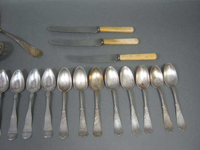 Vtg Flatware 46 Forks Spoons Knives 1847 Rogers Bros Sons A1 Reed Barton Antique 4