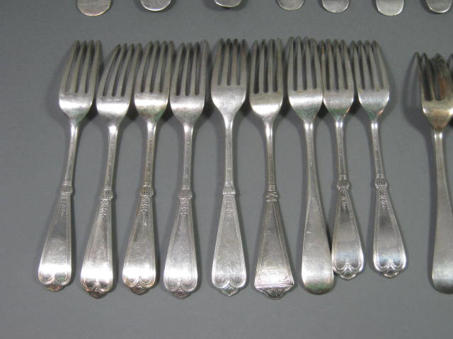 Vtg Flatware 46 Forks Spoons Knives 1847 Rogers Bros Sons A1 Reed Barton Antique 6