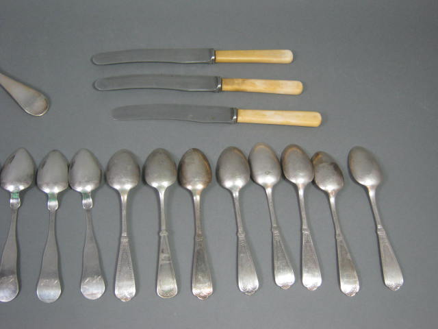 Vtg Flatware 46 Forks Spoons Knives 1847 Rogers Bros Sons A1 Reed Barton Antique 9