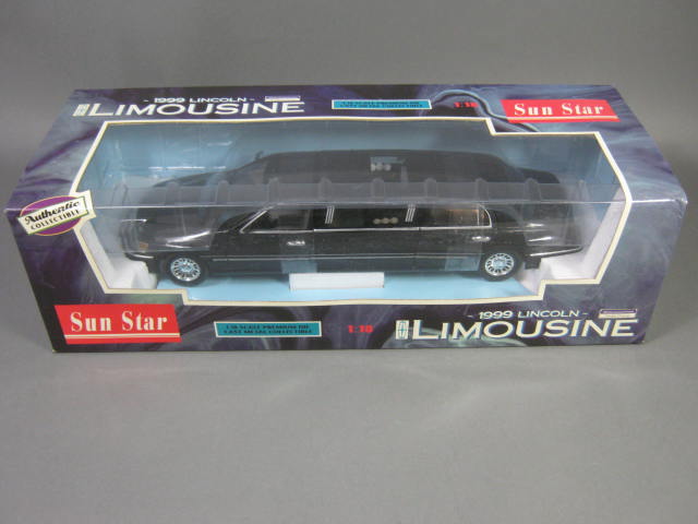 2 Sun Star 1966 Mercedes-Benz 600 1999 Lincoln Limousine 1:18 Scale Diecast NR! 6