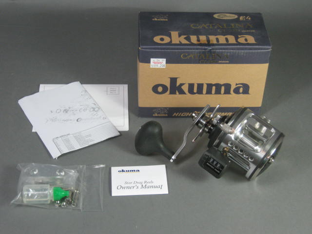 NEW Okuma Catalina CT-25D Spinning Fishing Reel Level Wind Series w/Line  Counter