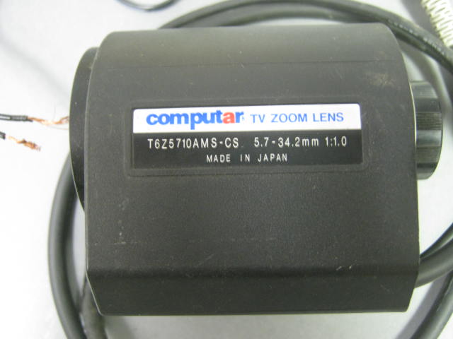 Security Surveillance Lot Cameras Lens Infrared MVP Computar Enforcer CCD No Res 6