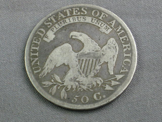1810 Capped Bust Half Dollar Fifty Cent Error Coin NR 1