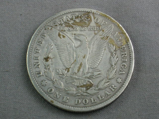 2 1878  Morgan Silver Dollars Coins Carson City CC + S 3