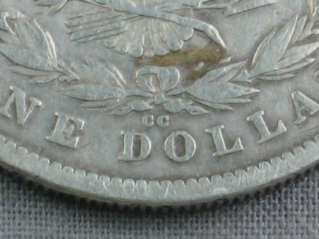 2 1878  Morgan Silver Dollars Coins Carson City CC + S 4