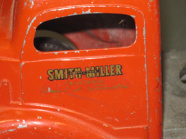 Vtg Smith Miller Smitty Toys Steel GMC P.I.E. PIE Tractor Trailer Semi Truck 109 1