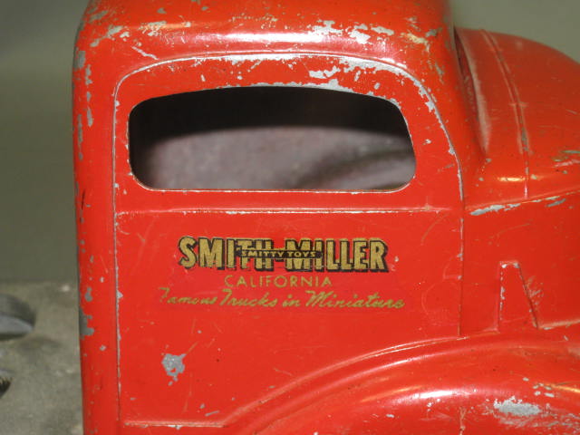 Vtg Smith Miller Smitty Toys Steel GMC P.I.E. PIE Tractor Trailer Semi Truck 109 3