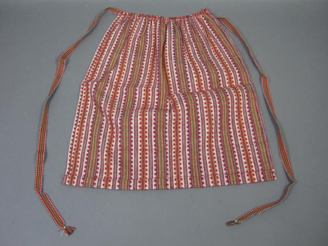 Vtg Wool Girls Traditional Swedish National Dress Outfit Sweden 1960s NO RESERVE 4