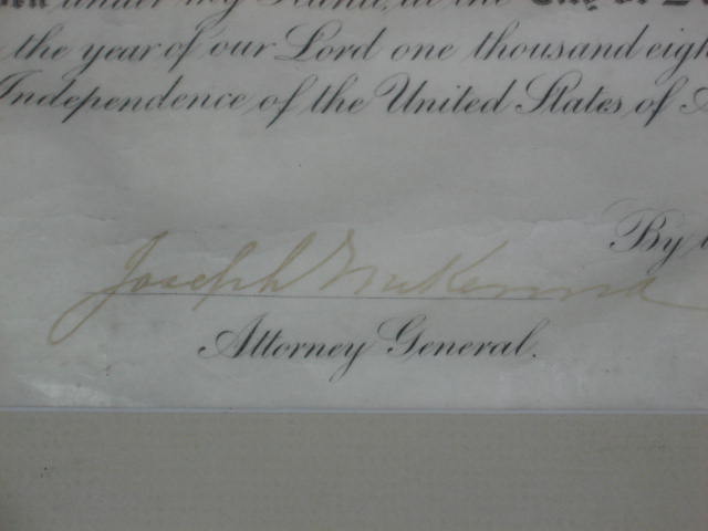 1898 President William McKinley Signed Appointment NR 6