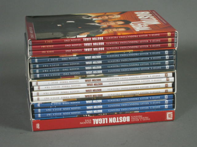 5 Boston Legal DVD Box Sets Seasons 1 2 3 4 + 5 Spader Shatner Bergen Kelley NR! 1