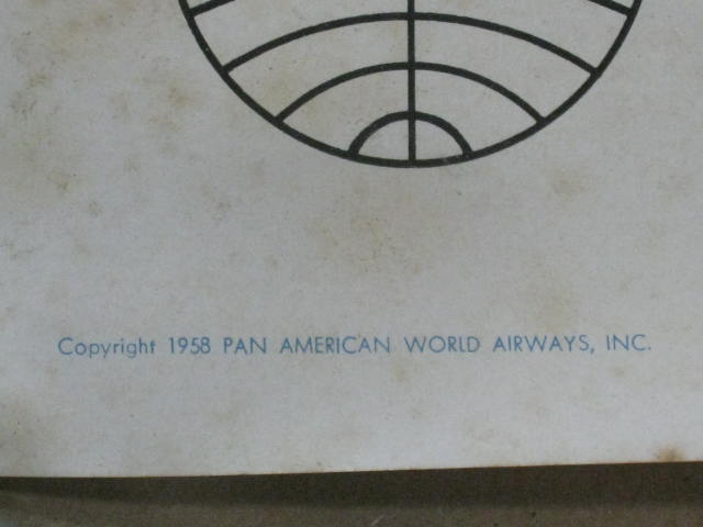1958 Jean Carlu Pan Am American Airline Travel Poster Scandinavia By Clipper NR! 8