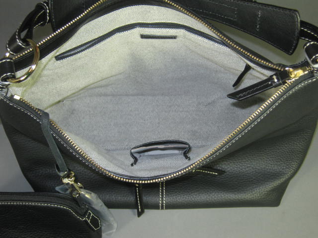 NEW Black Leather Dooney & Bourke Mary Handbag Shoulder Bag Purse CE47C-BL NR! 4