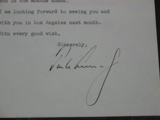 John Kennedy JFK Signed Letter + 1st Ed Book 3