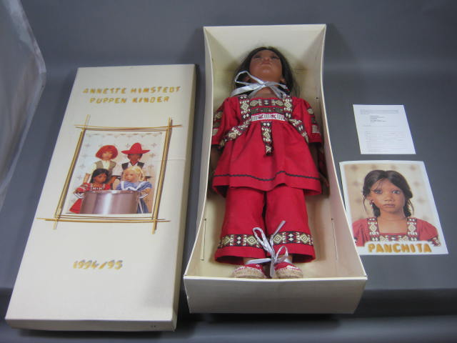 1994/95 Annette Himstedt Puppen Kinder Panchita Children Together Series COA Box